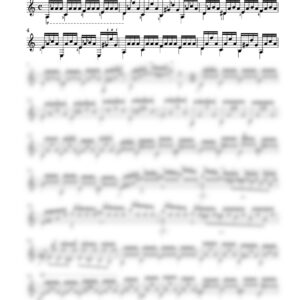 The image displays a sheet of music notation for "etude no.7 op.60 " by Matteo carcassi fingered for classical guitar by Paco Hallak. The sheet contains detailed musical notes, standard symbols for rhythm, pitch, dynamics, and expression. It includes fingerings for both the left and right hand, crucial for guitarists to play the piece accurately. Moreover, the sheet features a copyright notice dated 2024 and a URL to Paco Hallak's website, www.pacohallak.com, along with multiple mentions of the transcriber's name emphasizing his work on this transcription.