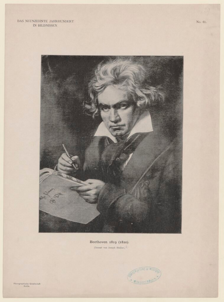 Portrait of Ludwig van Beethoven after Joseph Karl Stieler