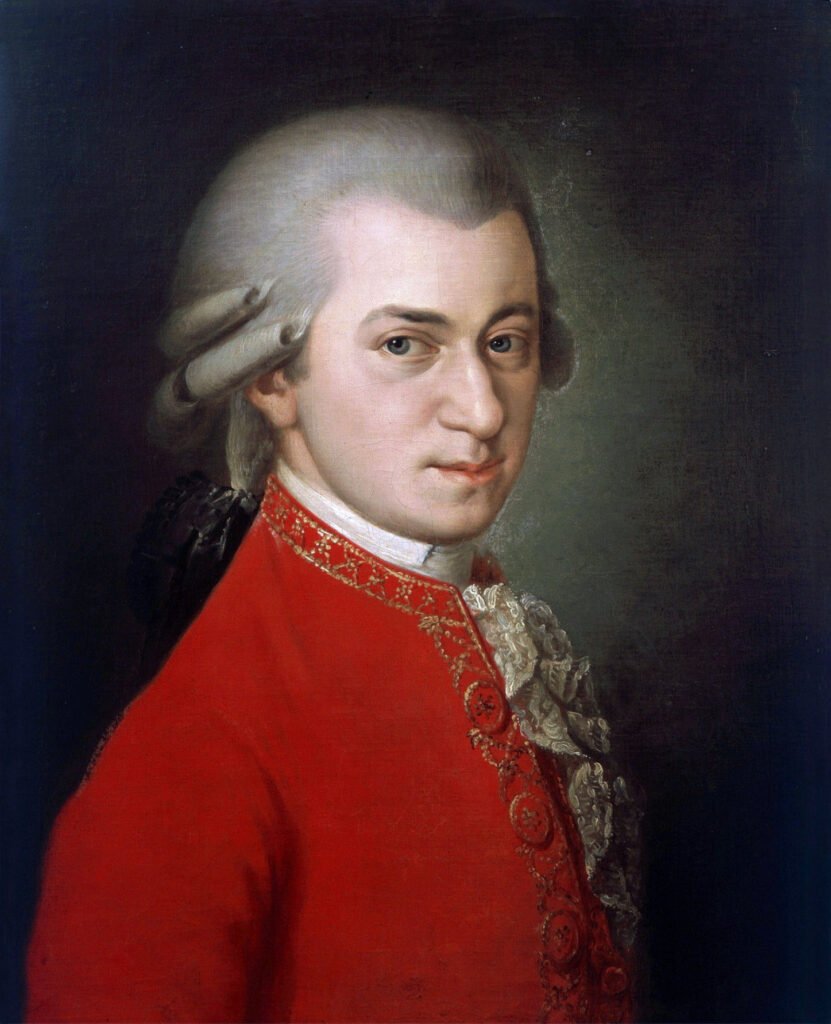 Portrait of Wolfgang Amadeus Mozart after Barbara Krafft